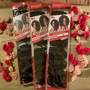 COPY - Harlem 125 Kima Braid Wind Wave 08" (KWW08) Color 4 Dark Brown